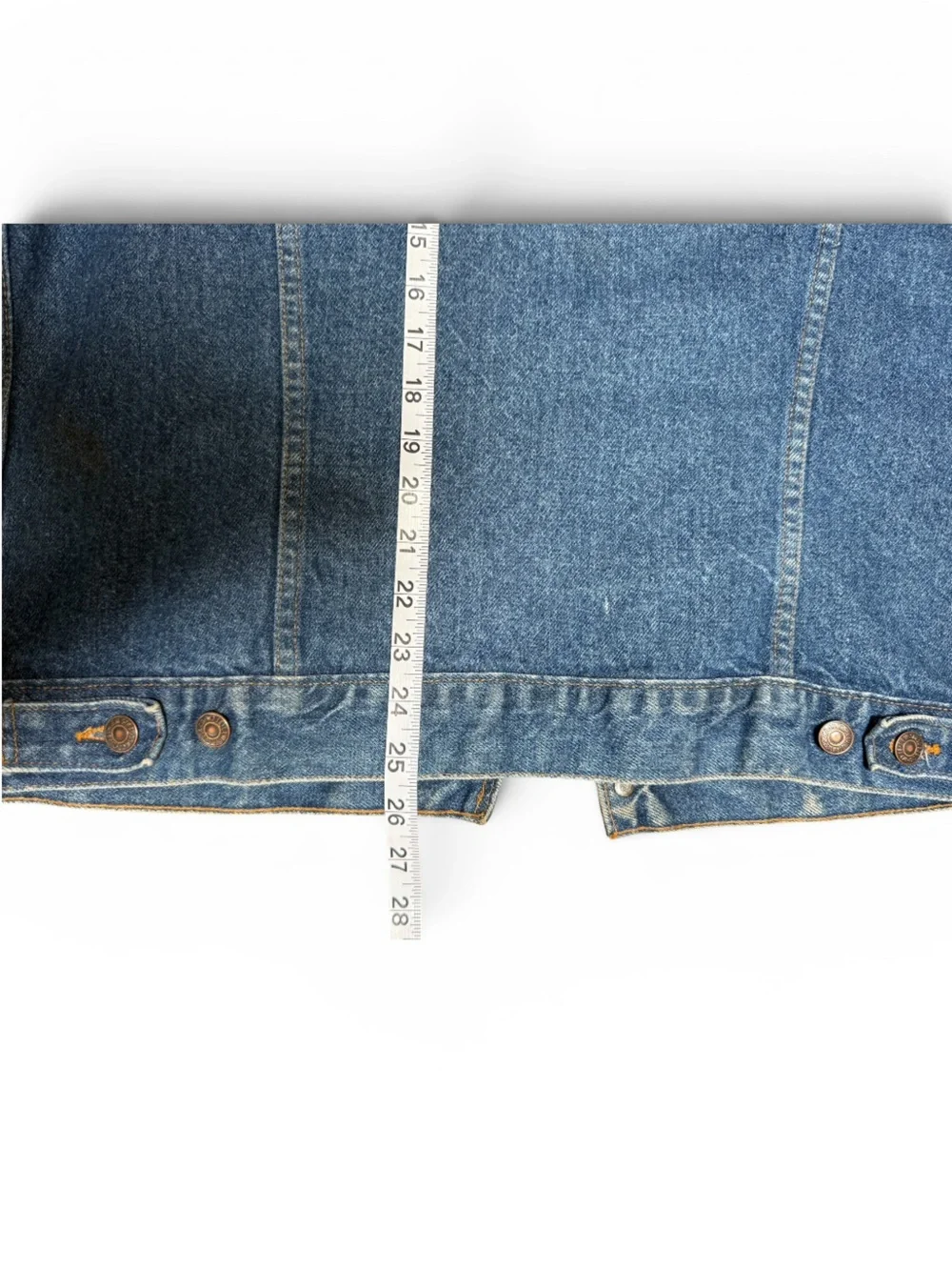 Vintage Levi’s Made in USA Denim Trucker Jacket Americana Workwear Size 44